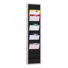 Organizador 10 pastas A4 - metal - preto Organizador 10 pastas A4 - metal - preto