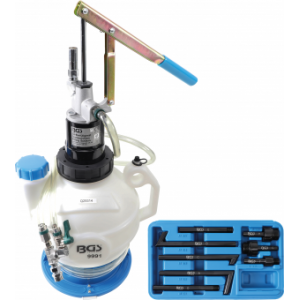 Fornecedor de óleo de transmissão com bomba manual com sistema de refluxo com 8 adaptadores 7 l