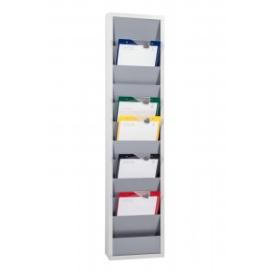 Organizador 10 pastas A4 - metal - cinza Organizador 10 pastas A4 - metal - cinza