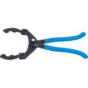Alicate especial para filtros de óleo e de combustível com mandíbulas articuladas Alicate especial para filtros de óleo e de combustível com mandíbulas articuladas