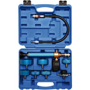 Mala de diagnóstico do sistema de refrigeração | 9 peças Mala de diagnóstico do sistema de refrigeração | 9 peças