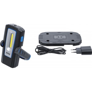 Luz de oficina LED COB com íman e gancho | articulada | com função de carga indutiva Luz de oficina LED COB com íman e gancho | articulada | com função de carga indutiva