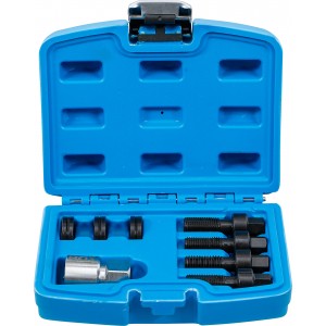 Kit de reparação de roscas para pernos de roda e porcas de roda | M12 e M14 | 8 peças